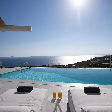 Exquisite Mykonos Ammos 4 Bedroom Private Pool Sea View Houlakia Mykonos Town