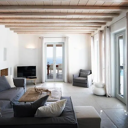 Exquisite Mykonos Ammos 4 Bedroom Private Pool Sea View Houlakia