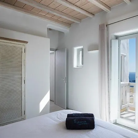 Villa Exquisite Mykonos Ammos 4 Bedroom Private Pool Sea View Houlakia