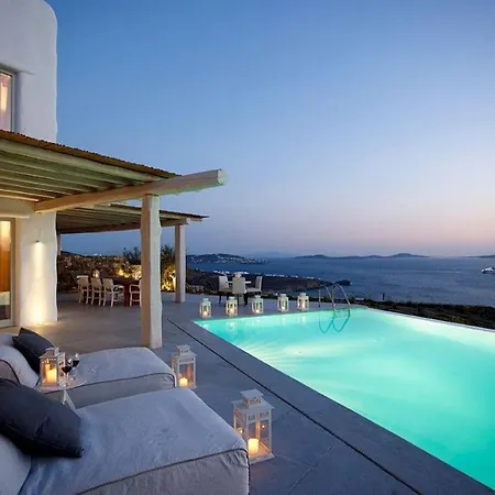 Exquisite Mykonos Ammos 4 Bedroom Private Pool Sea View Houlakia *